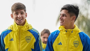 Belmonte y Aguirre serán titulares ante el Ciclón, en La Bombonera. (@bocajuniors)