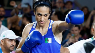Imane Khelif, finalista de la categoría hasta 66 kilos en boseo femenino.