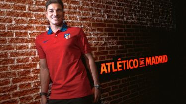 El delantero de la Selección Argentino habló por primera vez como Colchonero. (@atleti)