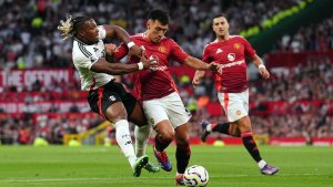 Garnacho dio una asistencia en el triunfo de Manchester United en la Premier League