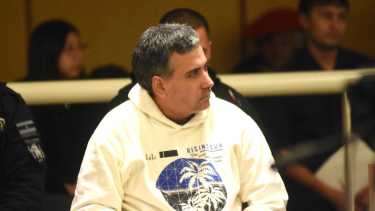 Pedro Acuña durante el juicio que se realizó en Roca en agosto. (Foto Andrés Maripe)