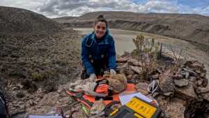 Sofía, la veterinaria de 25 años que dedica su vida a proteger animales en peligro en la Patagonia