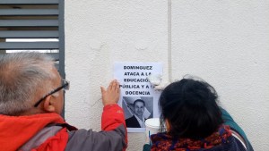 ATEN protestó contra el presentismo y por Aguada San Roque en Neuquén, este martes