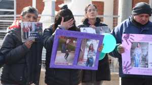 Video | Crimen en Mainqué: el desgarrador grito de «justicia» durante la marcha por Sabina Antonella Silva