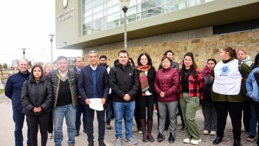 Libres del Sur presentó la denuncia por violencia institucional. Foto: Gentileza. 
