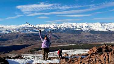 Baños de estepa o montaña, en Aluminé: cómo estar bien, según Agustín Marconi, experto en trekking