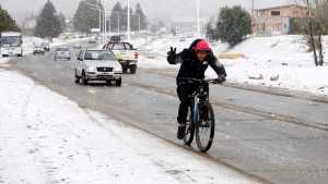 En fotos, mirá cómo recibió Bariloche la nieve este lunes