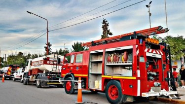 Bomberos Voluntarios fueron multados por exceso de velocidad.