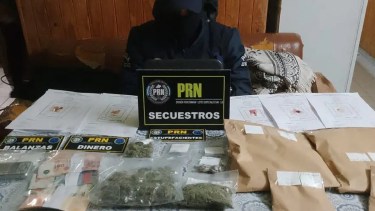 Hubo dos allanamientos en Valcheta. Foto Gentileza
