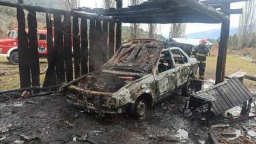 Incendio en El Bolsón. Foto: gentileza Ahora comarca