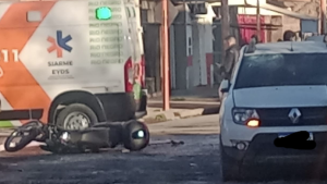 Murió un policía motorizado tras un choque en medio de una persecución en Cipolletti