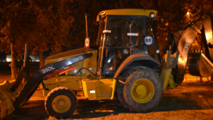 Secuestran una máquina vial en Choele Choel: aseguran que está involucrada en una estafa en Chubut