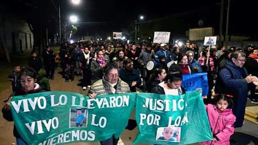 Caso Loan: realizaron una multitudinaria marcha a dos meses de su desaparición, en Goya