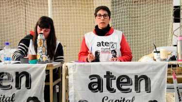 ATEN Capital convocó a un "tuitazo en  en apoyo a la lucha docente en Neuquén". Foto: Archivo Cecilia Maletti. 
