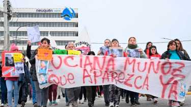 En el Oeste, marcharon por la aparición de Luciana. Foto: Florencia Salto. 
