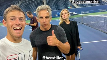 Ben Stiller despidió a Diego Schwartzman con un emotivo mensaje.