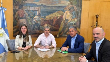 Rolando Figueroa se reunió el martes con el ministro de Economía de Nación, Luis Caputo. Foto: gentileza.