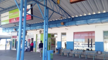 El hombre fue detenido al llegar a la terminal de ómnibus de Choele Choel. Foto: gentileza 7 en punto