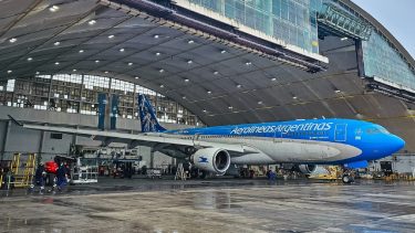 Aerolíneas Argentinas, la empresa estatal aérea. Foto archivo. 