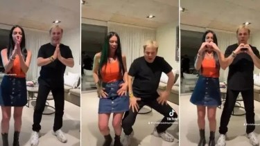 Cristian Castro bailó con novia Mariela y se transformó en un challenge viral