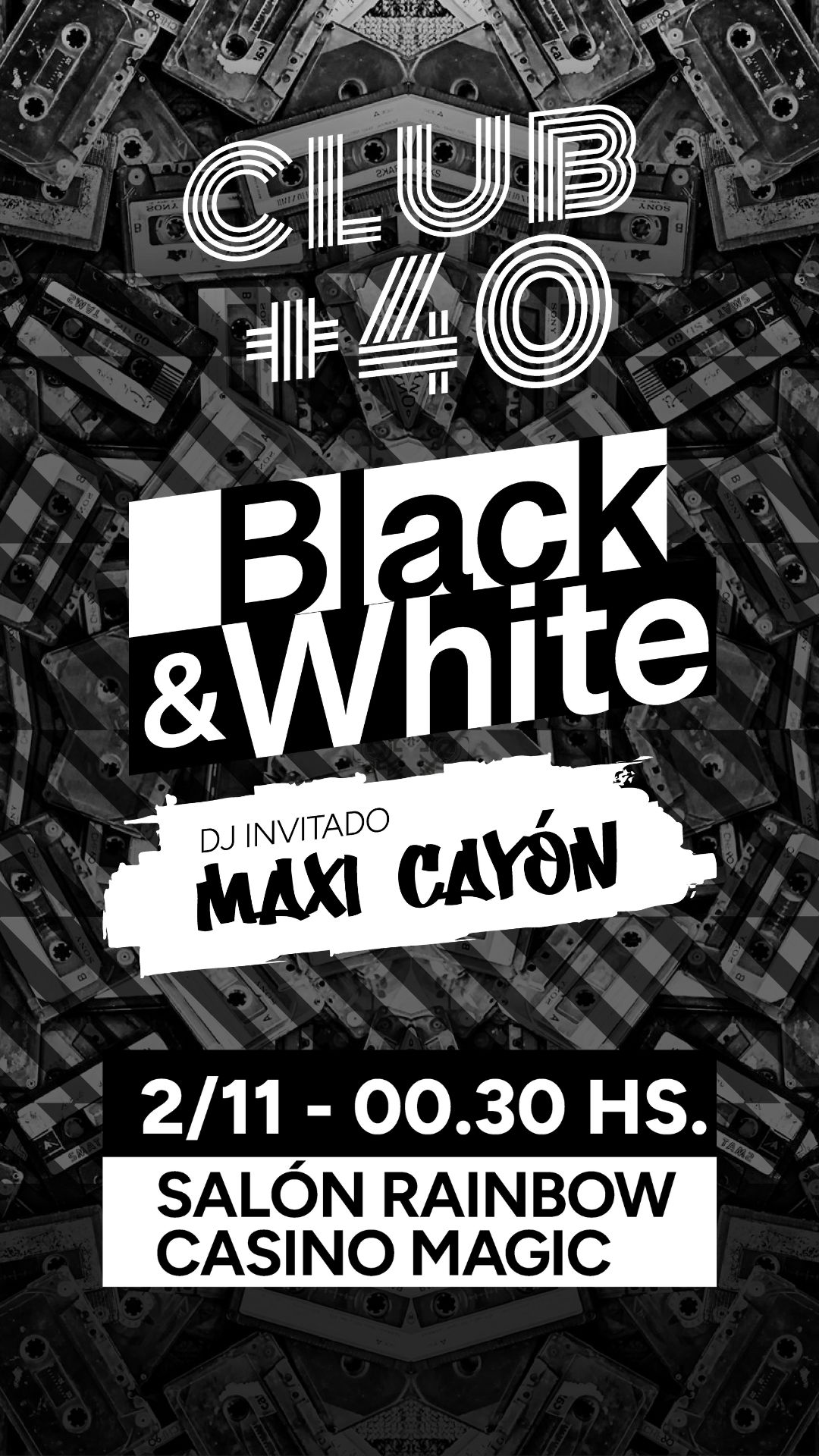 Fiesta «Club + 40 Black and White»