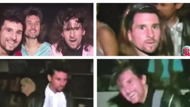 Un video de TikTok se hizo viral por mostrar al astro argentino como si estuviese en la época de los 80.