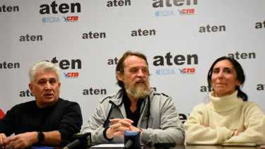 Marcelo Guagliardo de ATEN dijo que propondrá levantar el paro. Foto: Matías Subat.