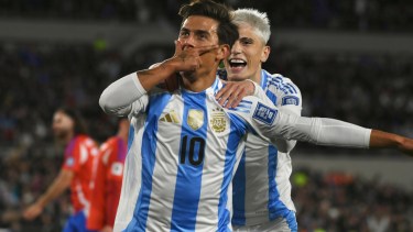 Paulo Dybala regresó a la Selección y metió el 3-0 ante Chile. (Foto: Fotobaires)