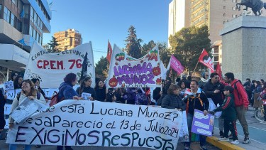 Nueva marcha por Luciana Muñoz en Neuquén. Foto: archivo. 