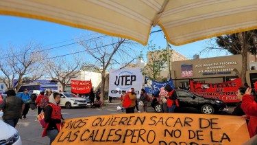 Marcha de organizaciones en Cipolletti. Foto: gentileza.