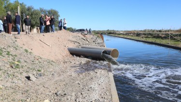 El bombeo derivará al Durán y río Neuquén, el agua de tormentas (oto gentileza)