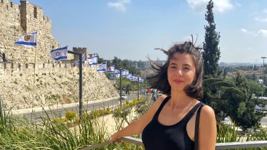 Casandra Sol Sans vive en Israel desde abril de 2023. Foto gentileza. 