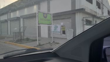 Atención suspendida en una de las dependencias de Centenario. Foto: Gentileza