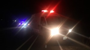 Chocó contra un caballo que cruzaba la Ruta 86 y volcó, en El Bolsón: dieron de alta a las dos personas heridas