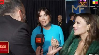 Wanda Nara y Evangelina Anderson