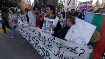 Imagen de Marcharon por Luciana Muñoz en el centro de Neuquén, a dos meses de su desaparición