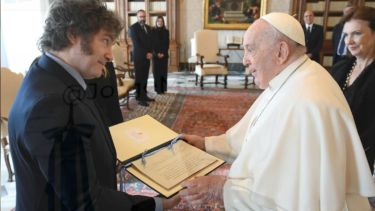El Gobierno nacional habló de las críticas del papa Francisco a Javier Milei. Foto: NA
