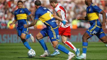 River y Boca se enfrentan este 21 de septiembre. Foto: Daniel Cáceres/NA