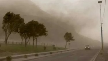 Viento zonda en cinco provincias. Foto: archivo. 