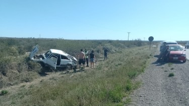Otro vuelco en la Ruta 22. Foto: Radio Municipal 96.5