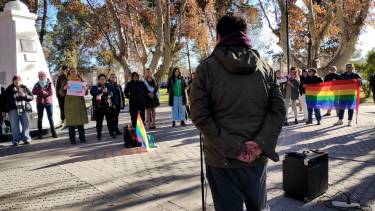 Uno de los actos realizados por ADA en Allen, para visibilizar la importancia del respeto hacia la diversidad y que todos puedan sentirse representados en los espacios públicos. Foto: Facebook.