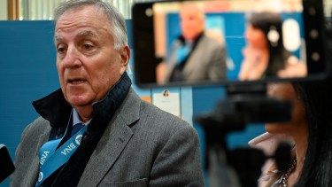  El presiente del Banco Nación, Daniel Tillard, estuvo en Bariloche y dijo que la tasa municipal es "exorbitante" e "ilegal". Foto: Chino Leiva