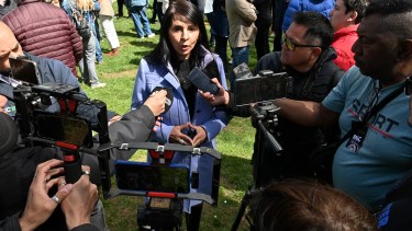 La diputada de La Libertad Avanza, Lorena Villaverde, cuestionó las tomas de las universidades. Foto: Chino Leiva
