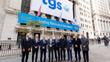 TGS cumplió 30 años cotizando en la Bolsa de Nueva York.