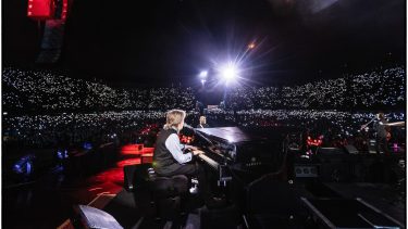 Paul McCartney en el estadio Kempes, durante su primera visita a Córdoba, el 15 de mayo de 2016.