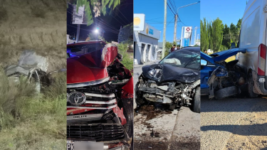 Choques y vuelcos en Neuquén: resumen de un domingo marcado por accidentes.