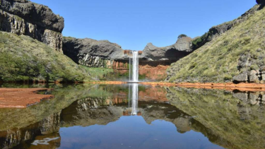 El Salto del agrio en Neuquén, una de las postables más buscadas de la Patagonia. Foto gentileza. 