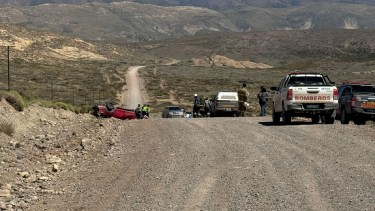 Vuelco en Chos Malal. Foto: gentileza Policía. 