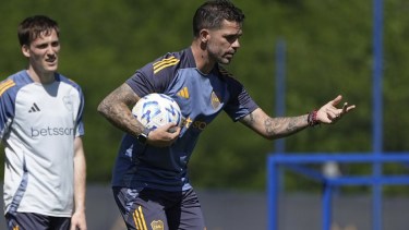 Fernando Gago prepara el once de Boca para visitar a Lanús. Foto: @BocaJrsOficial.