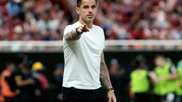 Fernando Gago tomará el mando del Xeneize y tendrá varios desafíos importantes por delante. (Photo by ULISES RUIZ / AFP)